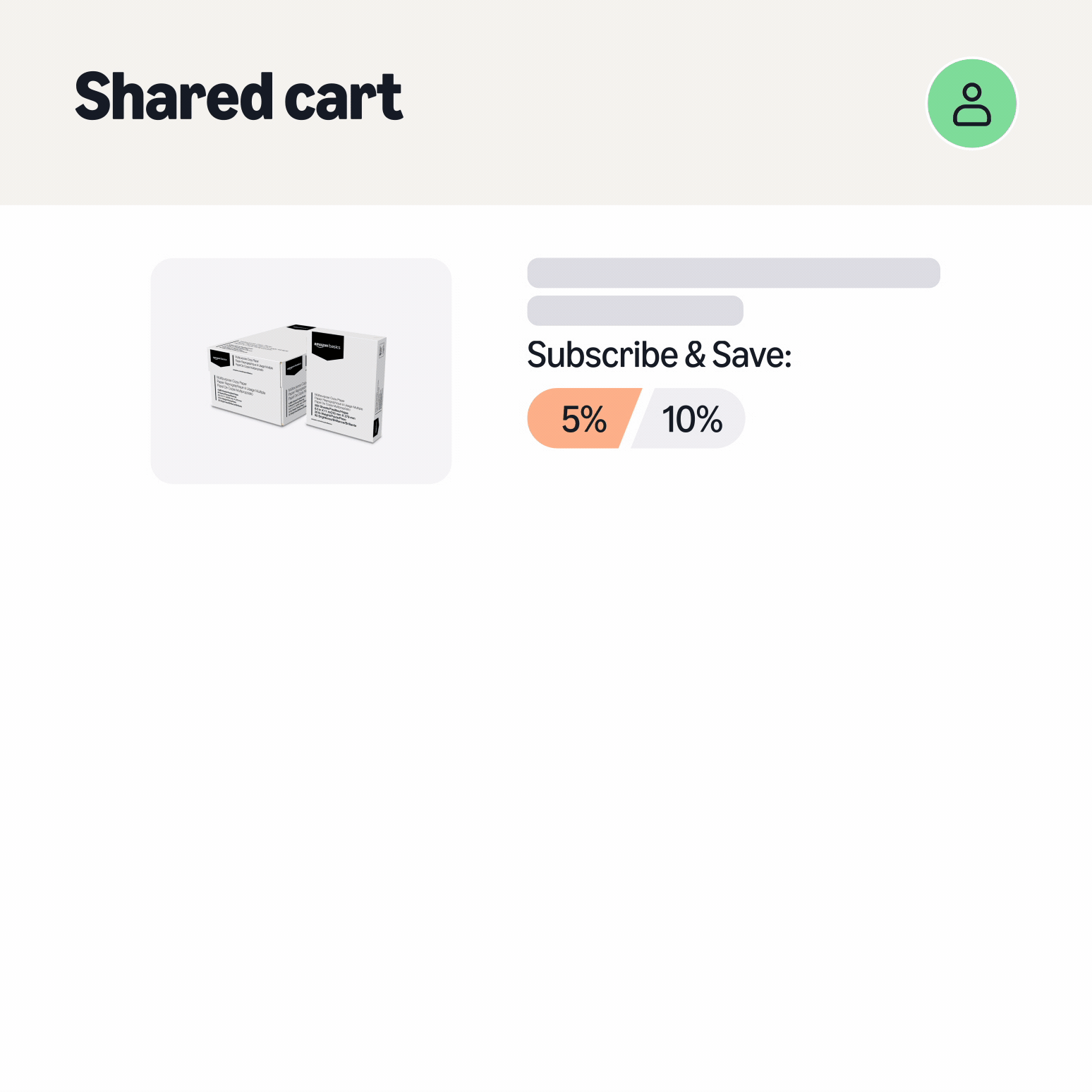 Streamline purchasing